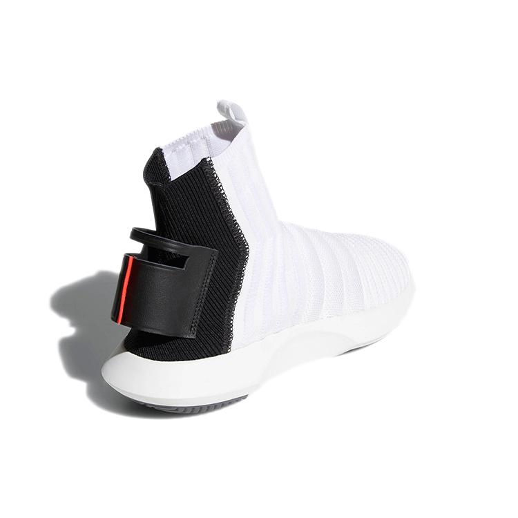 New Adidas Crazy 1 Adv Sock White Black Red CQ0985