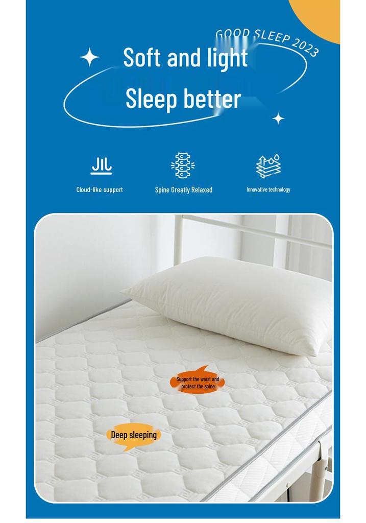 Foldable Thickened Latex Tatami Mattress - Soft Pad for Dormitory or Home, Single/Double