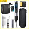 FNIRSI HS-02 100W Smart Electric Soldering Iron: Portable Constant Temperature Soldering Station for Household Repair and Welding
