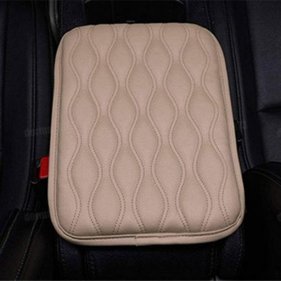Auto Armrest Pad Cover Center Console Box PU Leather Cushion Mat Car Accessories