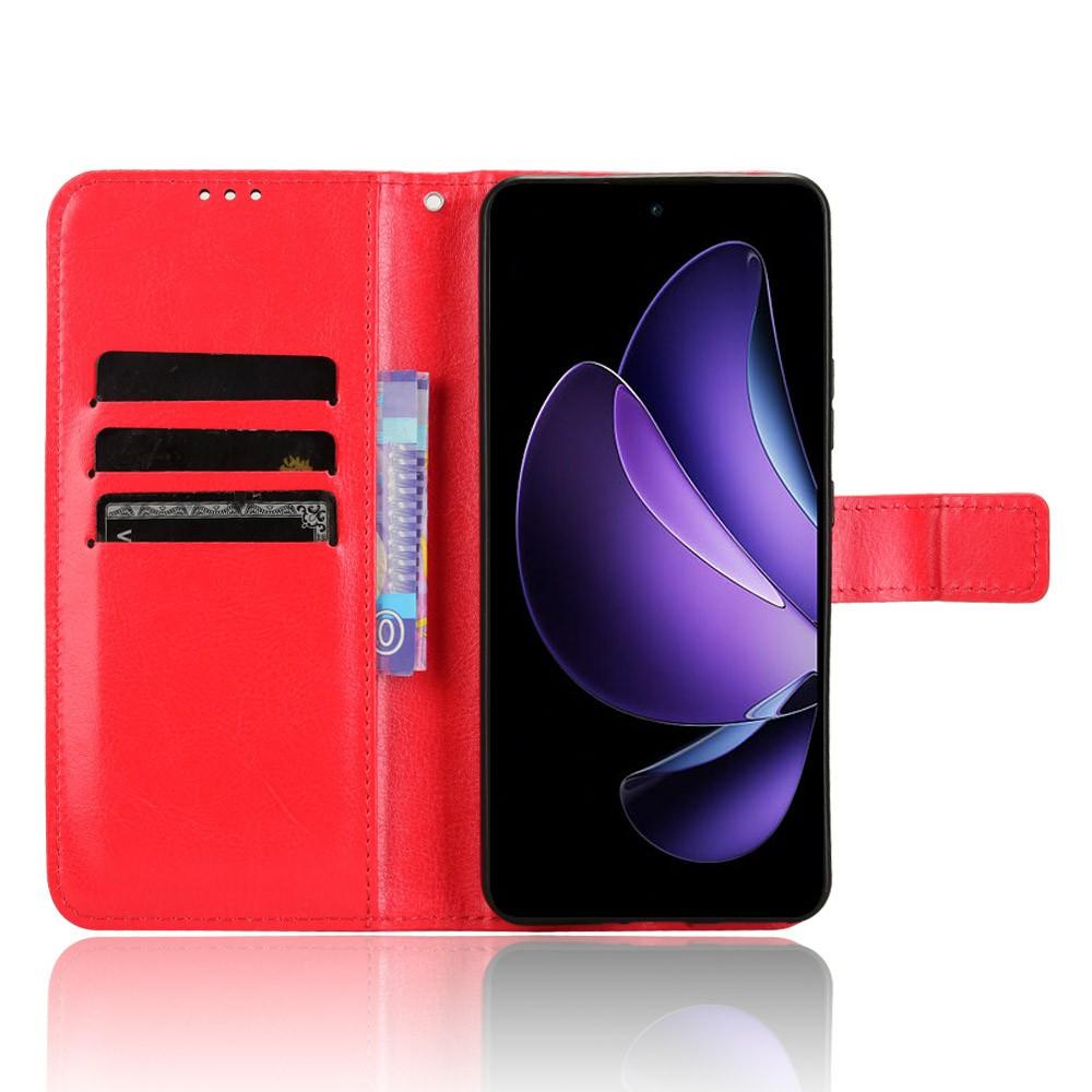 For Oppo Reno13 F 5G (Reno 13 FS 5G)/4G Case Crazy Horse Texture PU Leather Phone Wallet Cover