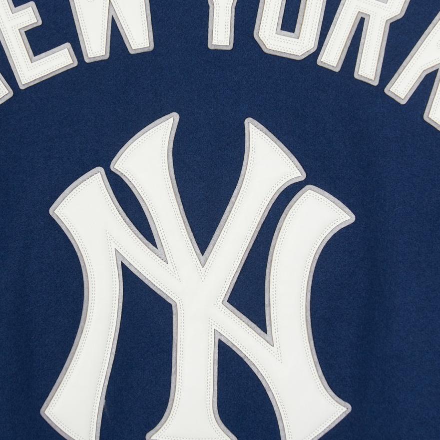 MLB SS26 College Style Loose Fit Drop Shoulder Baseball Jacket Unisex Jacket 3AJPV2061-50NYM