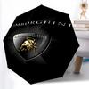 Printed L-Lamborghini logo Folding Umbrella,Outdoor,Leisure,And Travel Umbrella,Durable Umbrella Fabric,Birthday And Holiday Gift