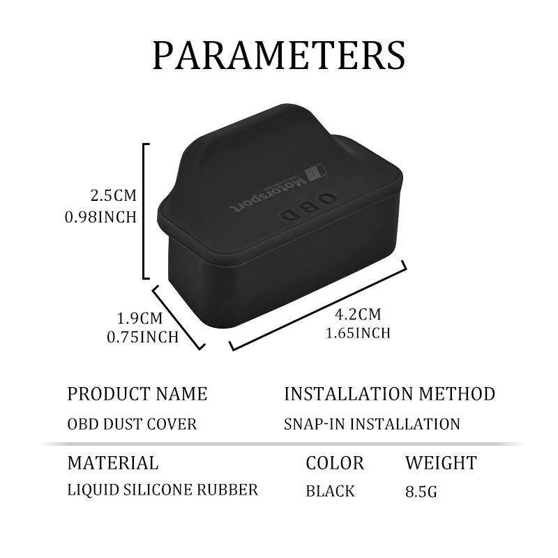 SNLL4 OBD Diagnostic Port Trim Cap Black OBDII Plug Anti Dust Cover For BMW M Sport M2 M3 M4 M5 M6 E46 E90 E60 F10 F20 E87 X3 X6