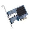10Gbps PCIe X4 NIC Card Support for Windows Server Fiber Optic Network Card with Single SFP Port