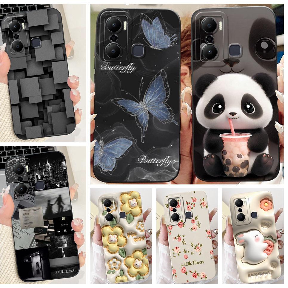Coque arrière en silicone souple pour Infinix Hot 20i 20s Hot20 5G 4G Hot 20 play Coque Bumper Panda Astronaute Dessin Animé Mignon Coque