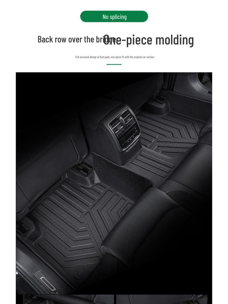 Designed for Model Years 22-25 Wuling Xingchen, Form-Fit Interior Foot Mats for Fuel/Hybrid, Formaldehyde-Free.