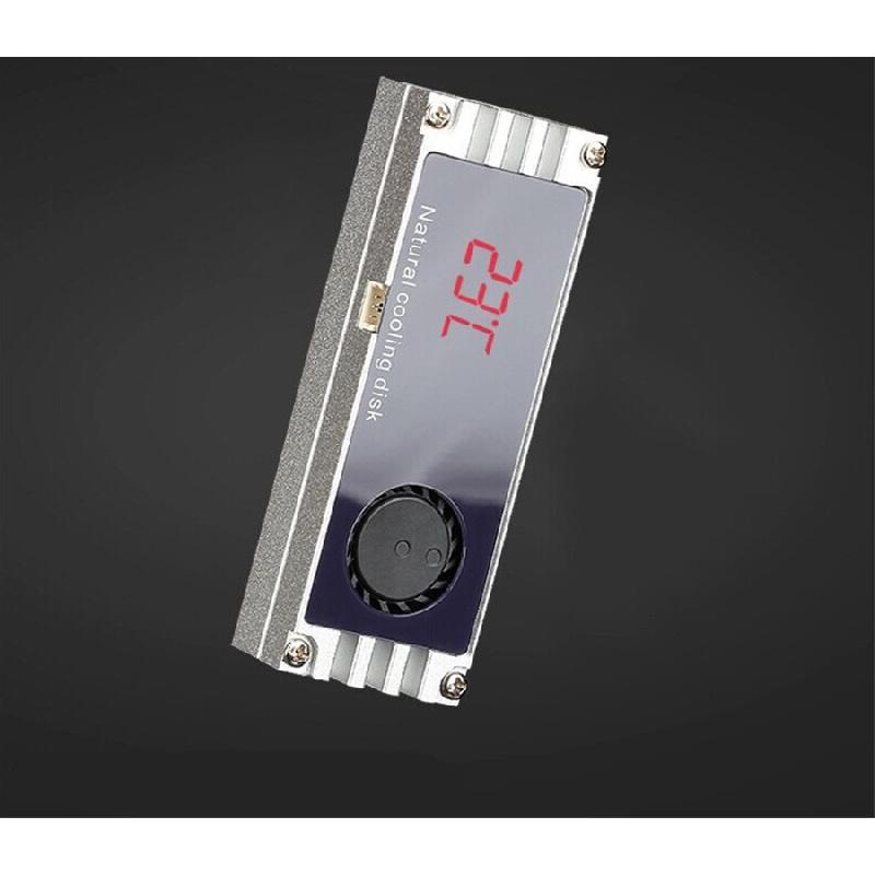 Cooling Radiator M2 Ssd With Digital Oled Temperature Display, M 22280 Nvme Ssd Solid State Drive