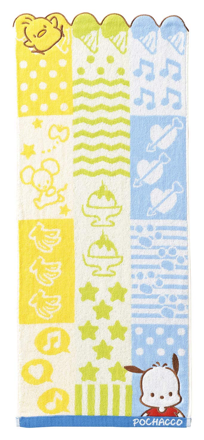 

Marushin Sanrio Pochacco Face 34 x Chambre Product 3005050200 Towel, 80cm, Pochacco, 100% Cotton, Number