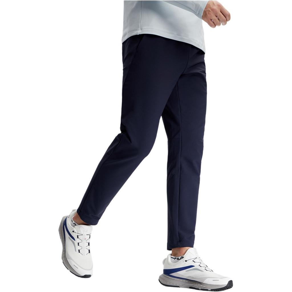 FILA Solid Color Straight Leg Woven Knit Sports Pants Men Bottoms Royal-Blue A11M411802F-NV