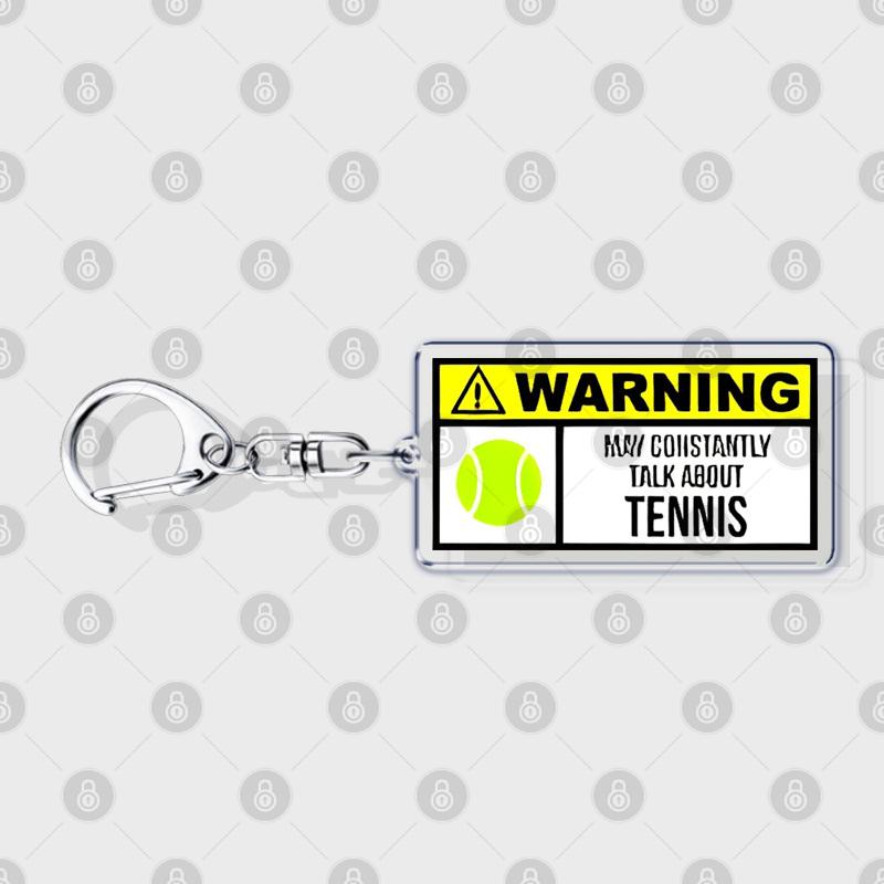 Hobby Sports Lover Tennis Ball Keychains for Accessories Bag I Love Bike Car Keyrings Jewelry Friends Father Boyfriends Gifts