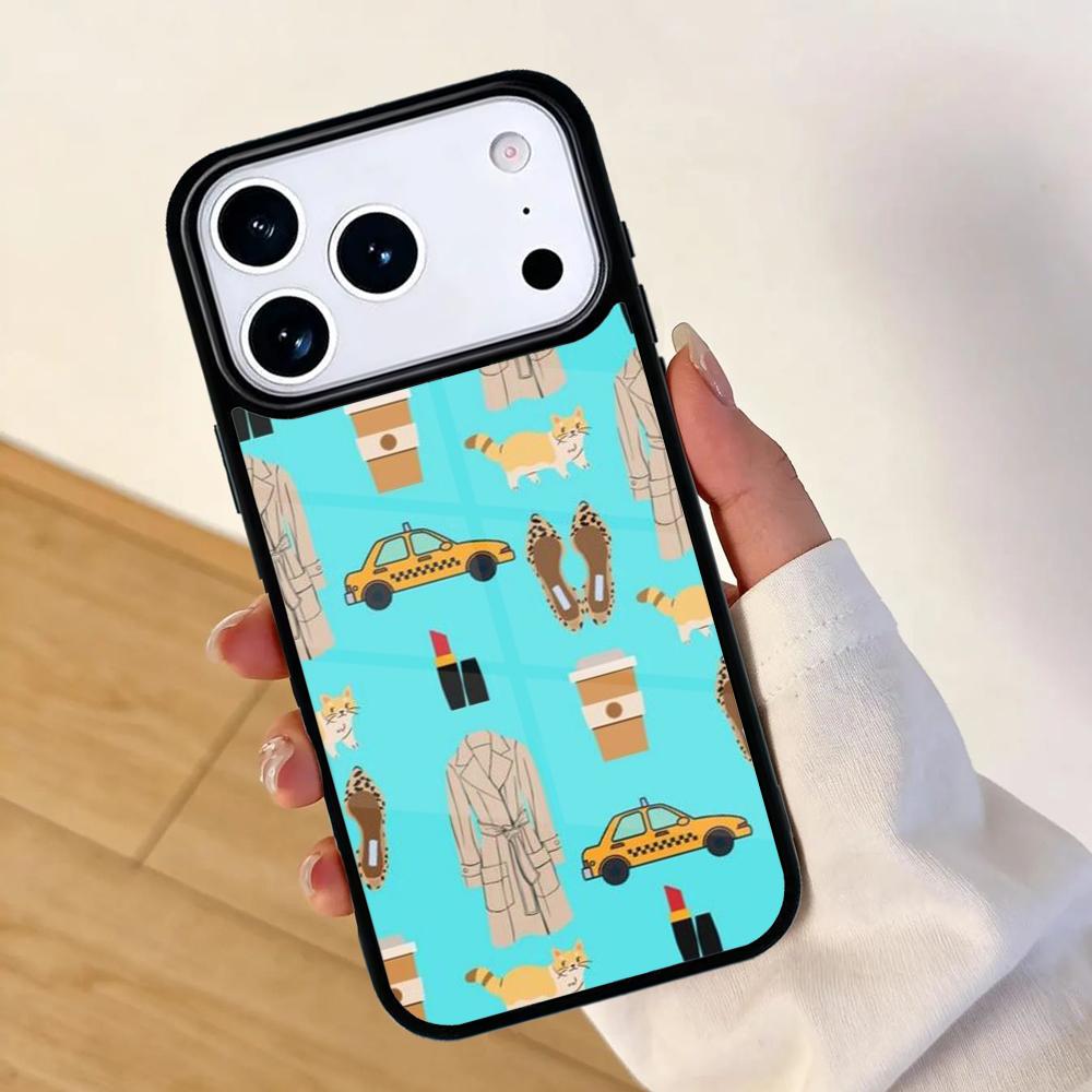 New York Lady Girl Mobile Phone Case for IPhone 17 AIR 16pro Max 15 14 13 12 11 Bumper Cover