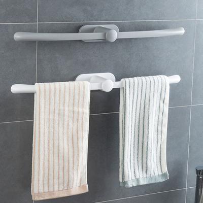 Multipurpose 3 Colors Practical Easy Installation Bathroom Towel Rack Storage Rod Towel Storage Rack
