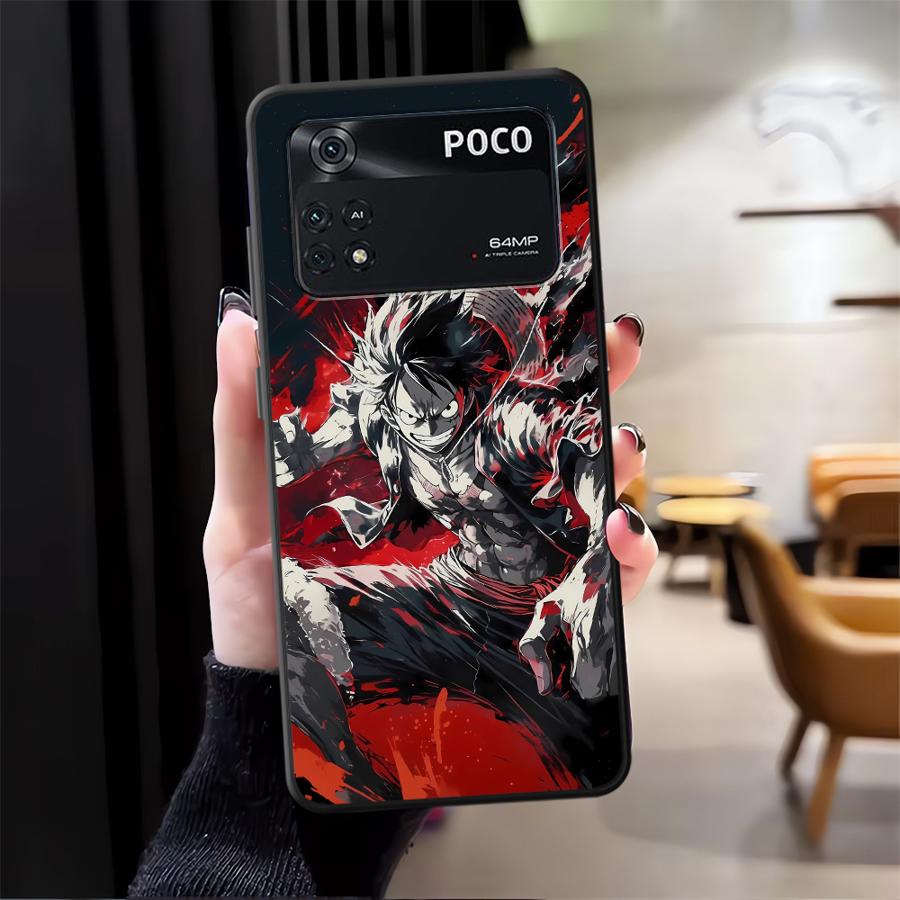 Hülle für Xiaomi Poco F3 F4 F5 X3 X4 X5 C65 M3 M4 Pro M5 C50 C51 Funda Handyhülle Luffy Ones Pieces