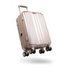 EXCITECH Biz Carry-On Luggage, Expandable, with Stopper, Ultra-Lightweight, S Size, 40L, for 1-3 Night Trips, Business Travel, Champagne Rose