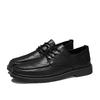 New Men's Quality Leather Shoes British Business Lace Up Fashion Black Soft Leather Man Split Leather Dress Shoes Men