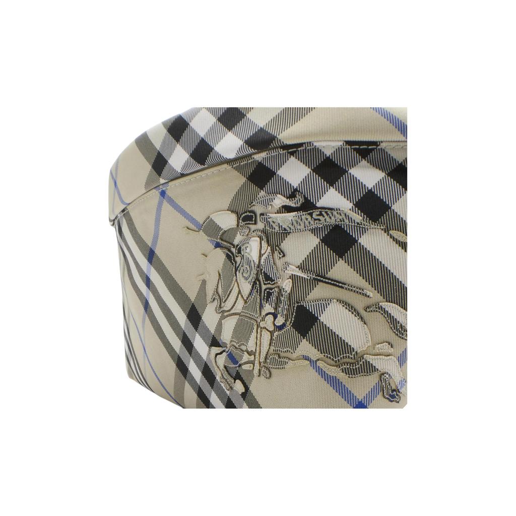 Burberry Adjustable Mesh Shoulder Strap Waist Bag with Zipper Closure Polyester Men's Moss Green