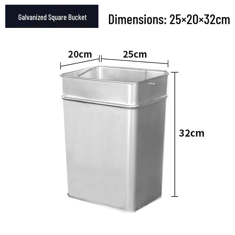 Outdoor Galvanized Rust-proof Trash Can Liner
