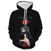 Sweat À Capuche Uchiha Itachi Akatsuki Pour Hommes, Pull Décontracté, Impression 3D, NarAAMen, Vêtements Pour Hommes