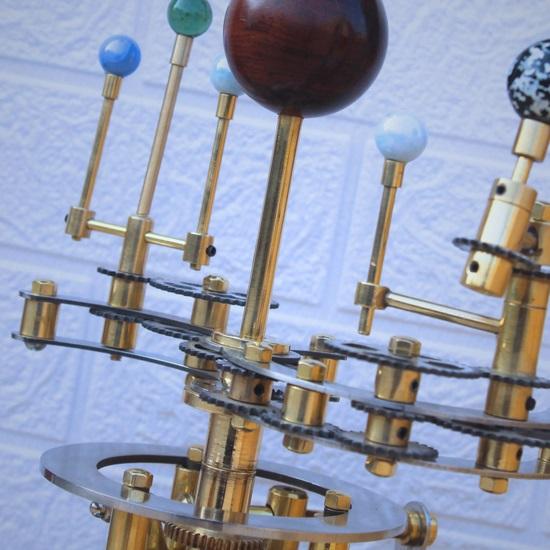 25,4 cm Orrery Luksusowy wystrój domu Model układu słonecznego Idealny prezent na parapetówkę, prezent dla męża, tellurion, Elegancki funkcjonalny wystrój arcydzieło