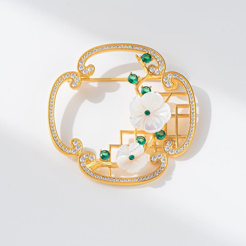 

Броши для пожилых людей, брошь в виде цветка, листа, булавки для женщин, костюм, подвеска, модные броши, ювелирные изделия зелёный