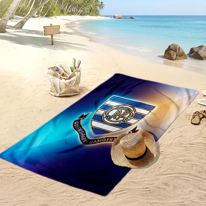 Toalla de Playa con Estampado de Fútbol Queens Park Rangers, Toalla Grande Suave de Secado Rápido para Playa, Camping, Natación