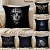 HHim Ornate Heartagram Pillow Case Silky elegant Comfort Sofa Bed Invisible zipper