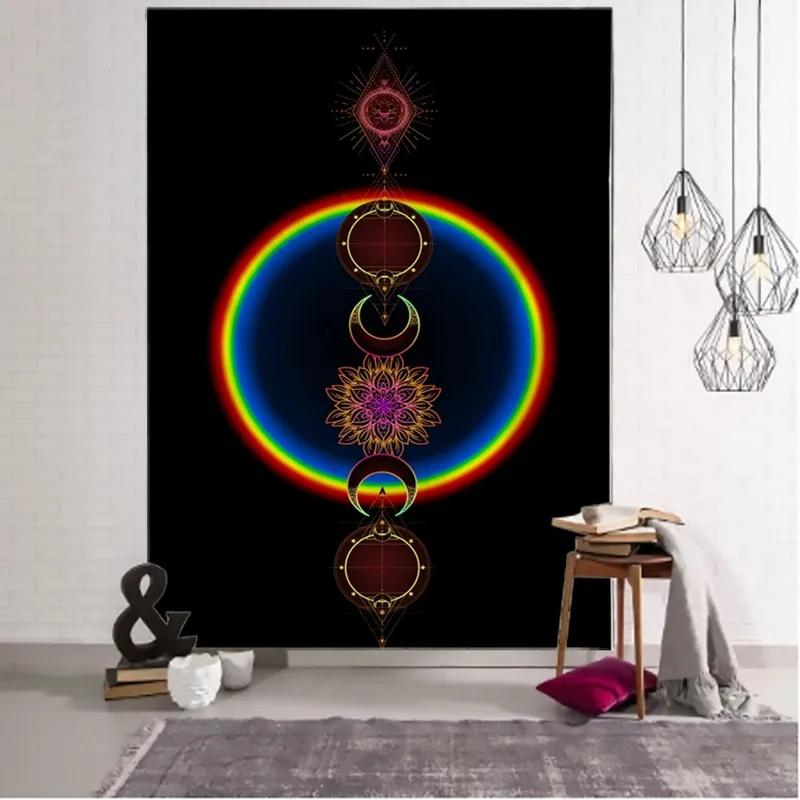 Butterfly Bee and Flowers Tapestry Office Living Room Decoration Home Wall Tapestry