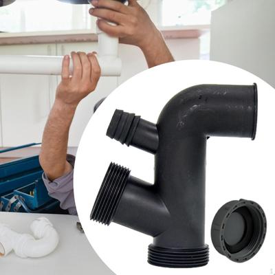 Odtok trubky drtiče odpadu, přepad kuchyňských potřeb, spojka hadice, část potrubí