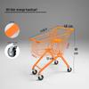 60L Pink Shopping Cart Trolley for Supermarkets, Malls, Warehouses, and Convenience Stores
