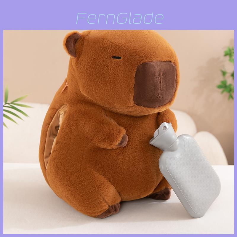 Adorable Capybara Hand Warmer Plush Pillow Soft Toy For Winter Cuddling And Comfort