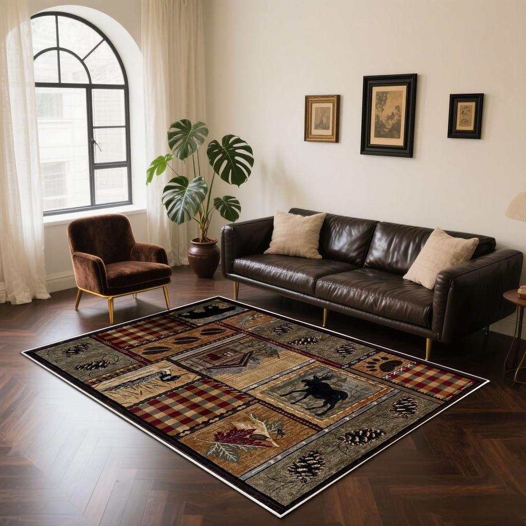 Nordic Ethnic Style Living Room Carpet Home Bedside Bedroom Non Slip Large Size Floor Mat