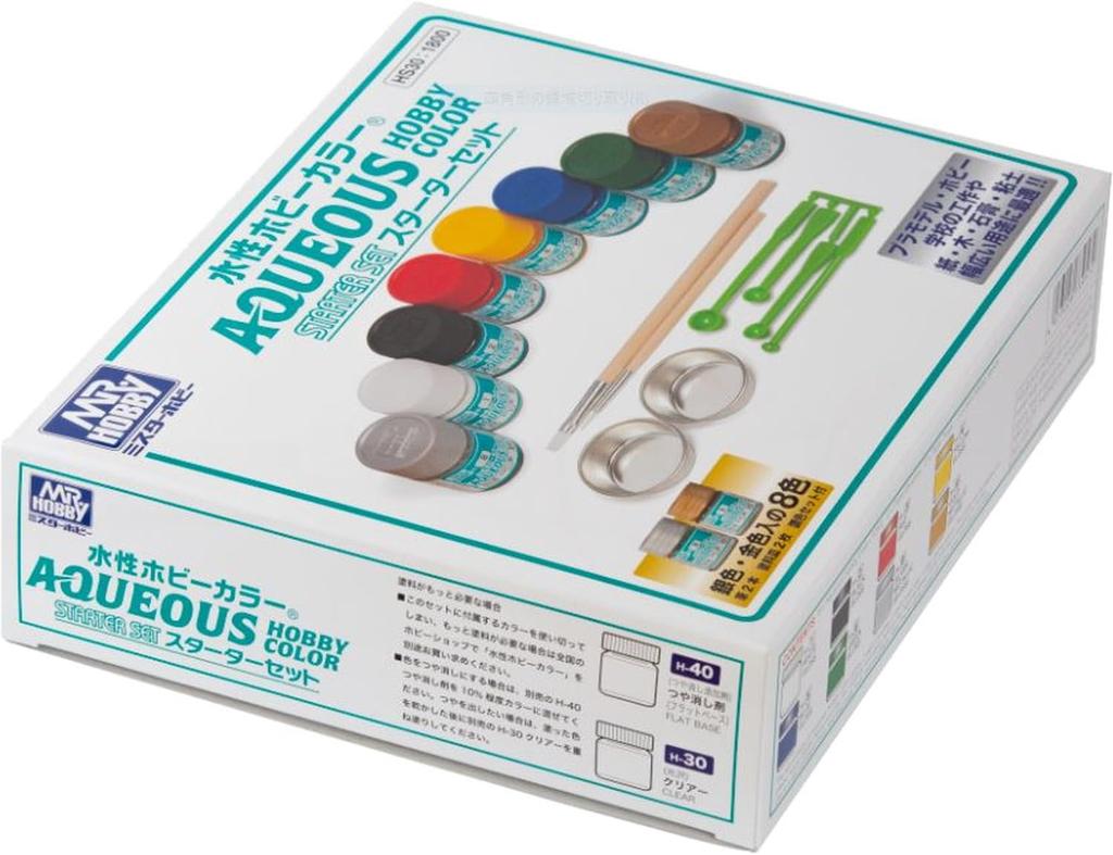 GSI Creos Hobby Color Starter Model Paint HS30 Water-Based Set,