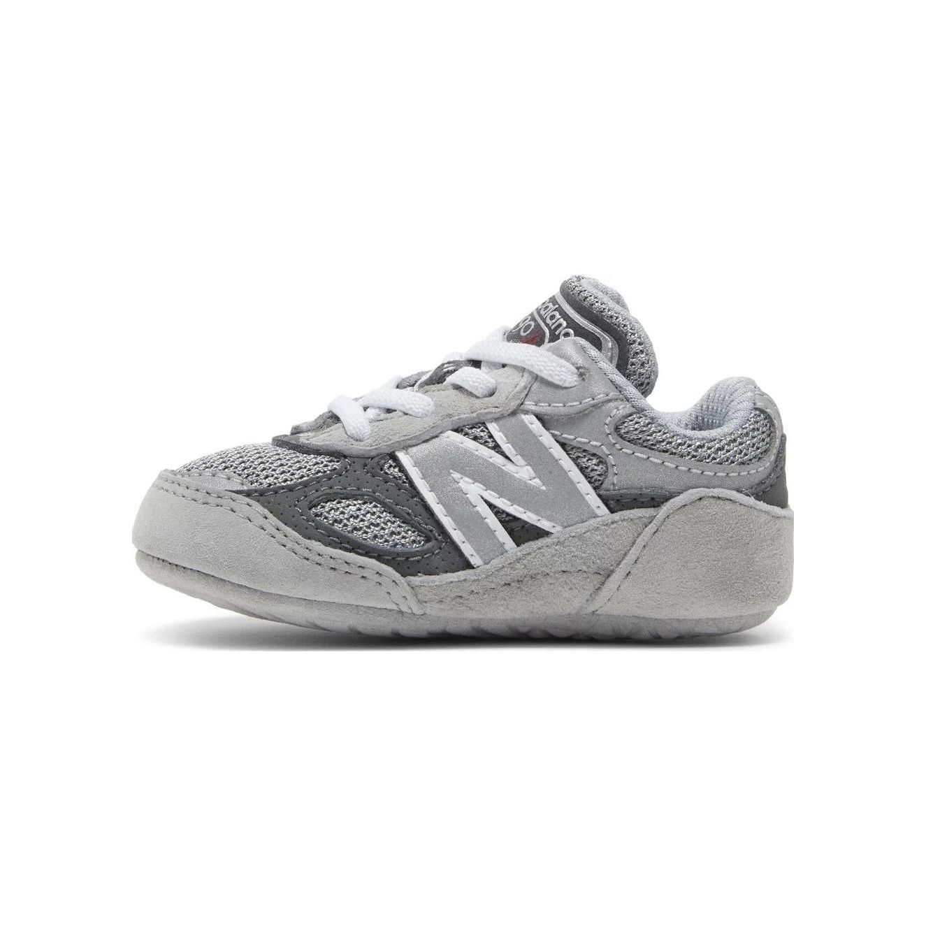 

New Balance 990v6 Bungee Crib Castlerock Baby Sneakers Grey Silver CC990GL6 18.5