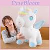Peluche Unicorno con Morbida Imbottitura in Cotone PP per Bambini Regalo e Confort