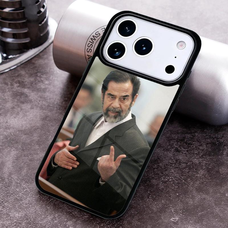 Custodia Fashion Saddam Hussein Iraq Custodia per Telefono Araba per iPhone 17 16 15 Pro Max Air 14 13 12 11 Plus Copertura Antiurto