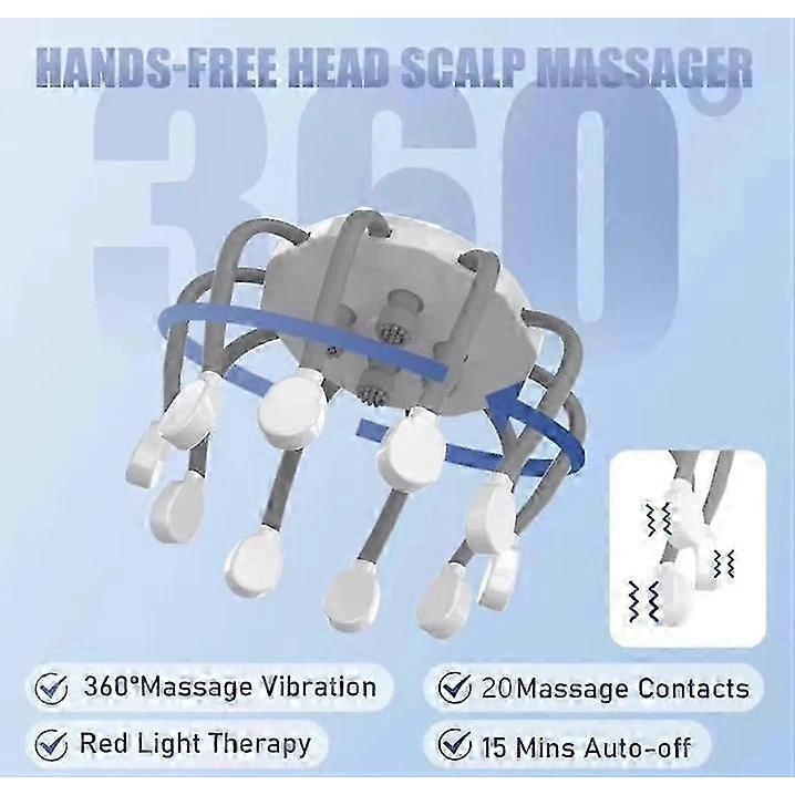 Head Massager for Migraine Relief with Music,The Vibra Calm,Headache Massager