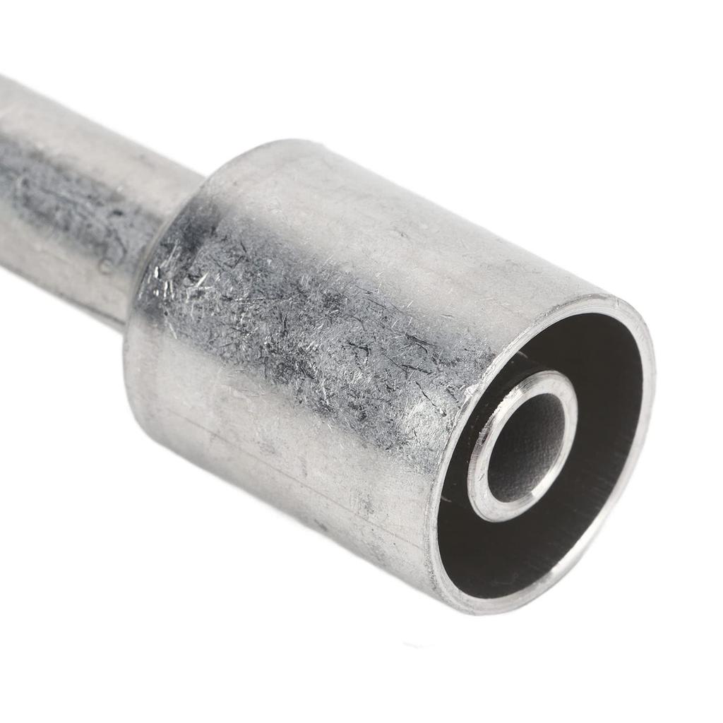 Yctze 10pcs Car Air Conditioner Angle 90° Connector Alu AC Aluminum Connector Pipe Car