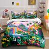 Paysage Nature Tropical Décoration de Maison Ensemble de Literie avec 1 Housse de Couette 2 Taies d'Oreiller Simple Double King Queen, Cadeau