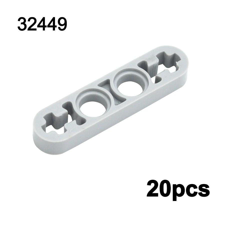 Building Blocks DIY Thin Arm With shaft hole Compatible Assembles Particles 99773 6632 32056 32017 Educational Toys For Leduo