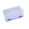 Large 8-Grid Transparent Removable Double Buckle Storage Hardware Tools Jewelry Parts Rubber Band Accessories Cosmetics Storage Box