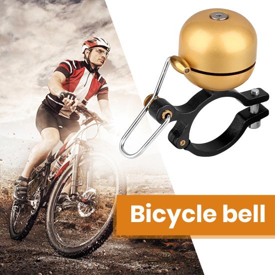 Bike Bell Bicycle Safety Alarm Bell Alloy Body Retro Brass Loud Crisp Sound