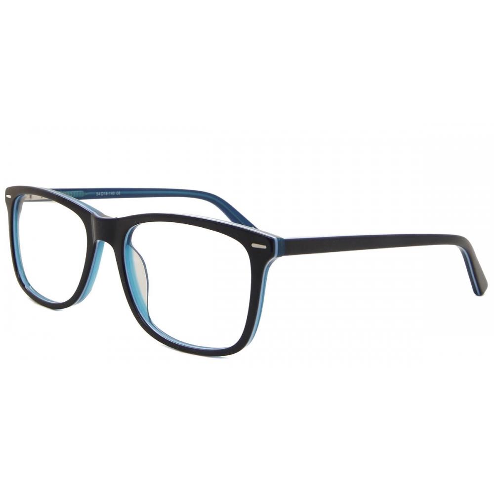Full Rim Square Blue Smartbuy Collection Lincoln A71d Fashion Men Eyeglasses