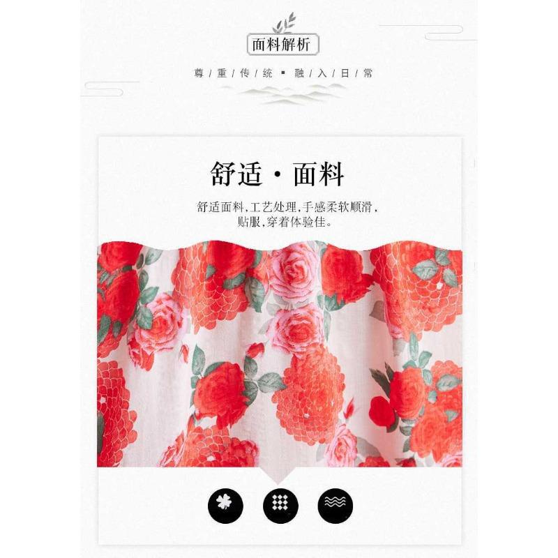 Neue Böhmische Vintage Bedruckte Locker Langarm Großer Schwung Lange Kleider