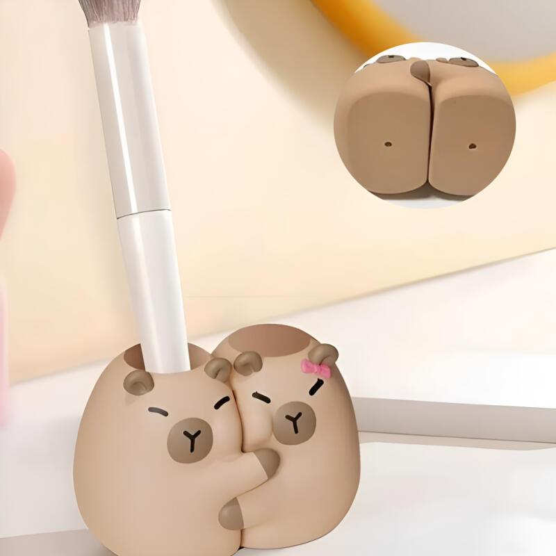Couple Capybara Toothbrush Holder Toothbrush Stand Holder