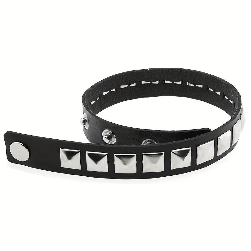 Punk Gothic Style PU Leather Necklace Y2K Collarbone Chain Party Christmas Creative Birthday Valentine's Day Gift