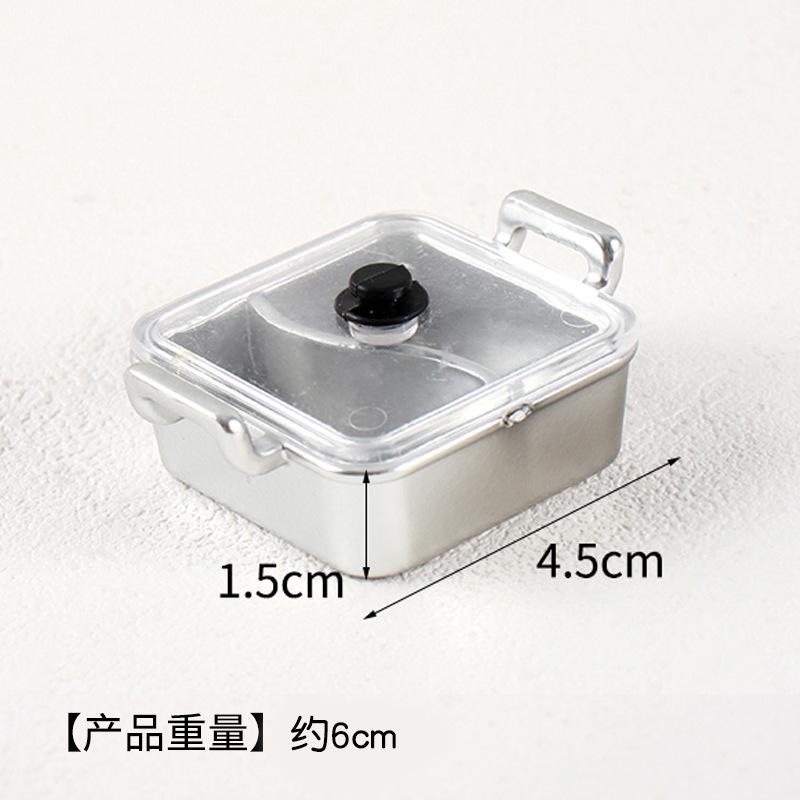 Mini Miniature Simulation Plate Small Bowl Tableware Diy Food Play Accessories Mini Container Play House Kitchen Toys
