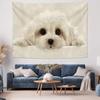 Adorable Pets Alert Cute Dog Wall Hanging  Room Decorative Tapestry