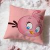 Cute Cartoon A-Angry Birds Cushion Cover Premium Comfort Reversible Pillow Cove -Two In One Design For Any Room & Car Interior