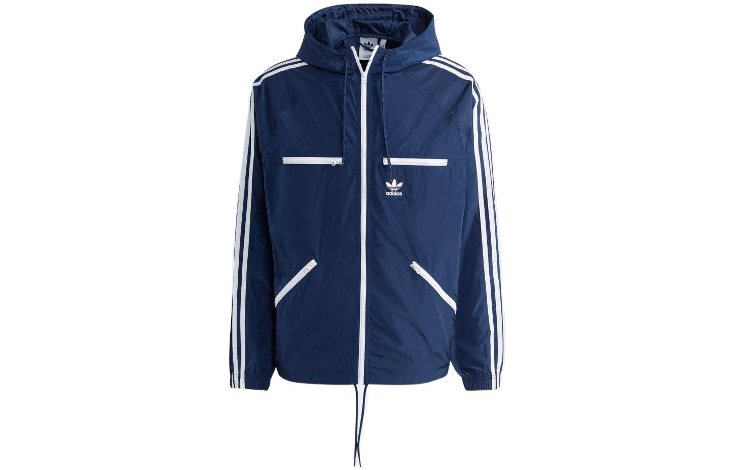 Adidas Originals ESSENTIALS Jacket Men s Blue IB9961 XS